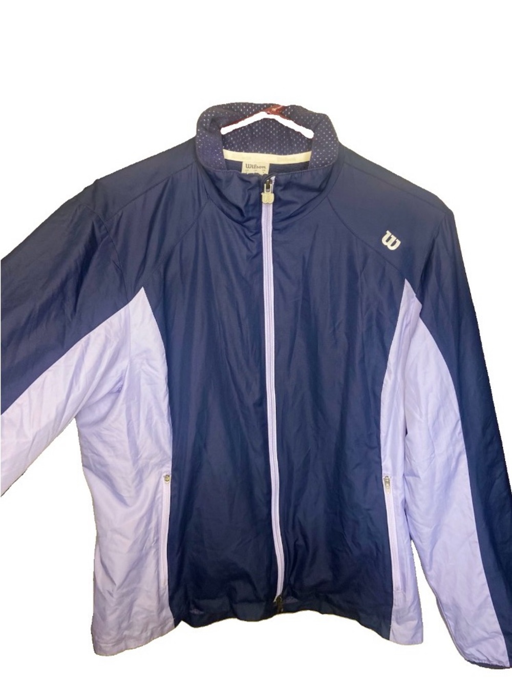 Wilson Mens Navy and Light Purple Active Utility Jacket